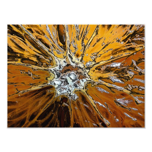 ORANGIEN FOTODRUCK (Vorne)