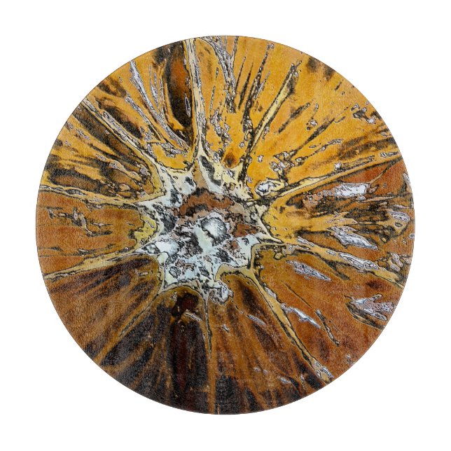 ORANGIEN SCHNEIDEBRETT (Vorderseite)