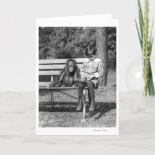 Orangutan and Boy - Nationalzoo Karte