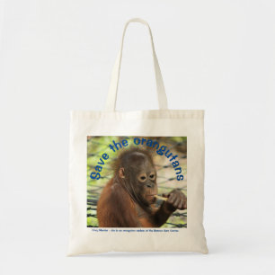 Orangutan Baby Orphan Borneo Tragetasche