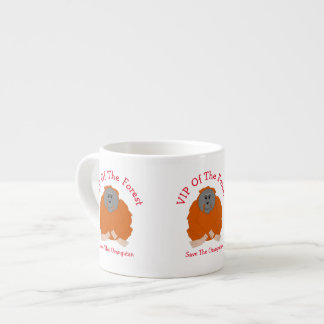 Orangutan Design Personalisiert Espressotasse