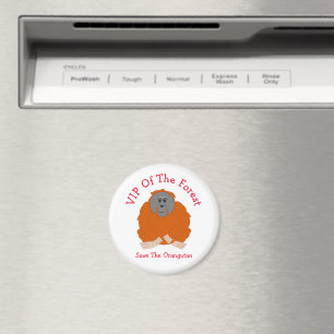 Orangutan Design Personalisiert Magnet