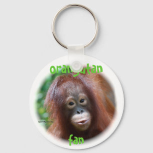 Orangutan Fan Schlüsselanhänger