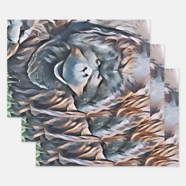 ORANGUTAN GESCHENKPAPIER SET (Set)