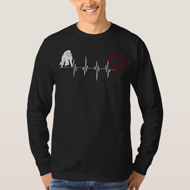 Orangutan Heartbeat T-Shirt (Vorderseite)