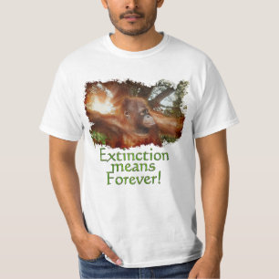 Orangutan & Jungle Wildtiere Aussterben T - Shirt