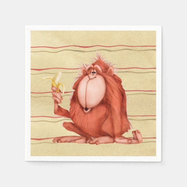 Orangutan - Napkins Serviette (Vorderseite)