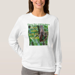 Orangutan-Natur Borneo T-Shirt