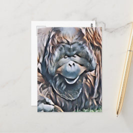 ORANGUTAN POSTKARTE