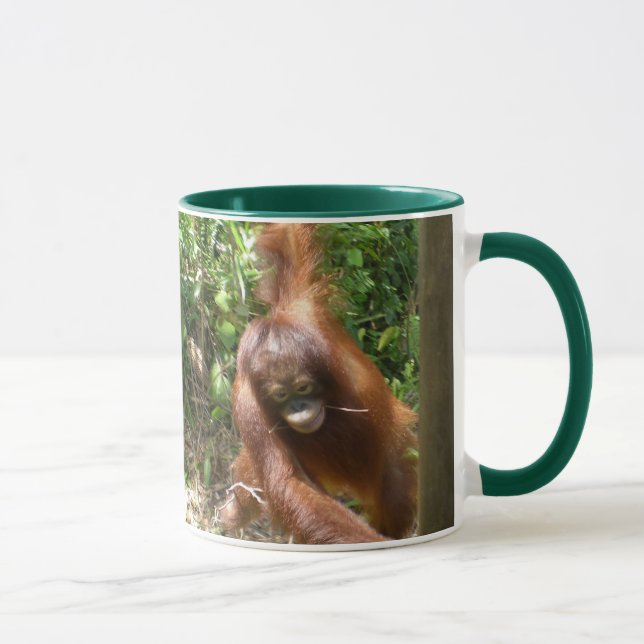 Orangutan Rette Große Affen Tasse (Rechts)
