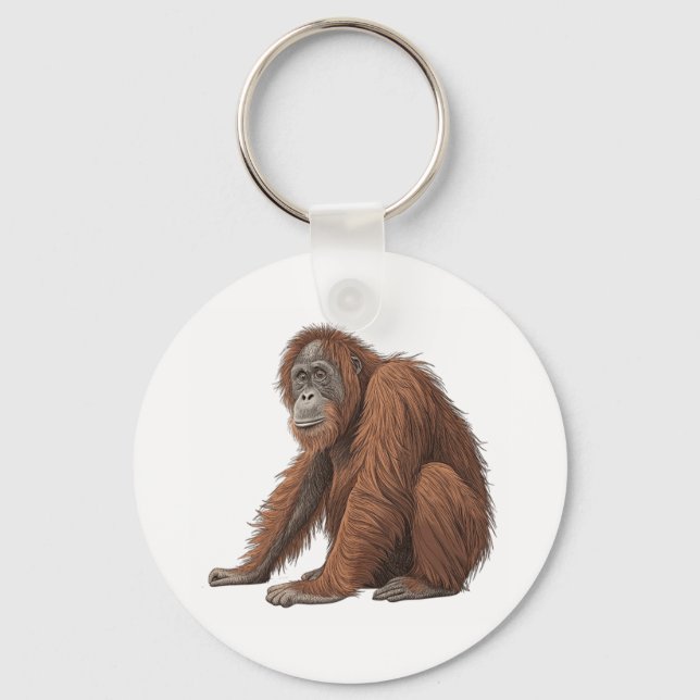 Orangutan Schlüsselanhänger (Vorderseite)