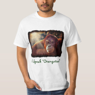 Orangutan Supporter Red Ape Wildlife Art Shirt