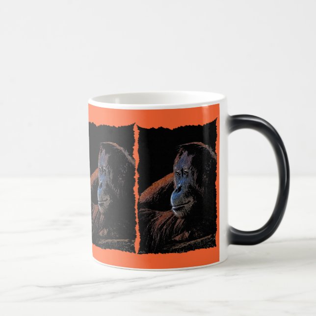Orangutan-Tasse Verwandlungstasse (Rechts)