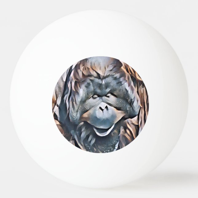 ORANGUTAN TISCHTENNISBALL (Vorderseite)