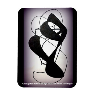 Orangutan Totem Magnet