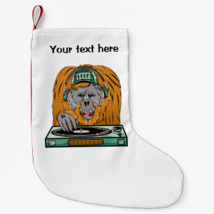 Orangutan Vinyl Record Kleiner Weihnachtsstrumpf