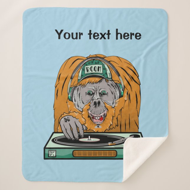 Orangutan Vinyl Record Sherpadecke (Vorderseite)
