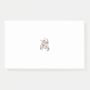 Orangy Red Dekordesign Post-it Klebezettel