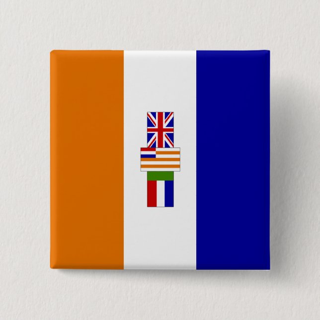 Oranje-blanje-blou Button (Vorderseite)