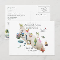 Oranjestad Aruba Zielhochzeit Save the Date