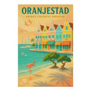 ORANJESTAD — ARUBAS BUNTES PARADIES POSTER