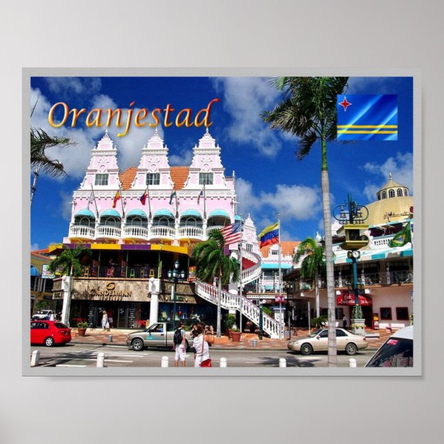 Oranjestad - Royal Plaza - Aruba - Poster (Vorne)