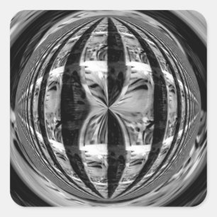 Orb Chrome Black Aufkleber