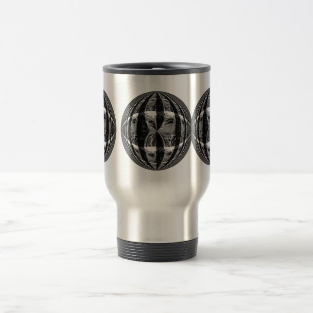 Orb Chrome Black travel mug Reisebecher (Mittel)