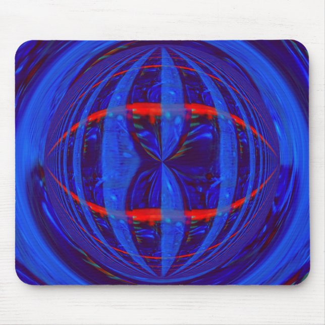 Orb Dark Blue Mousepad (horizontal) (Vorne)