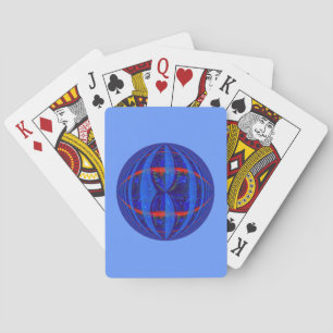 Orb Dark Blue spielt Karten blau Spielkarten