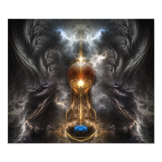 Orb des Fraktals Art Foto drucken (Vorne)