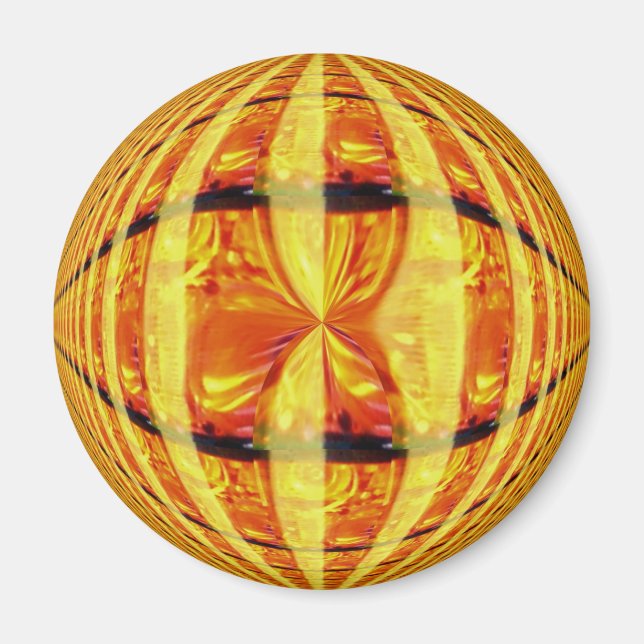 Orb Gold Kühlschrankmagnet Magnet (Vorne)