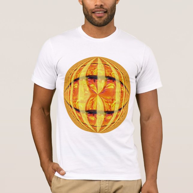 Orb Gold Round T - Shirt weiß (Vorderseite)