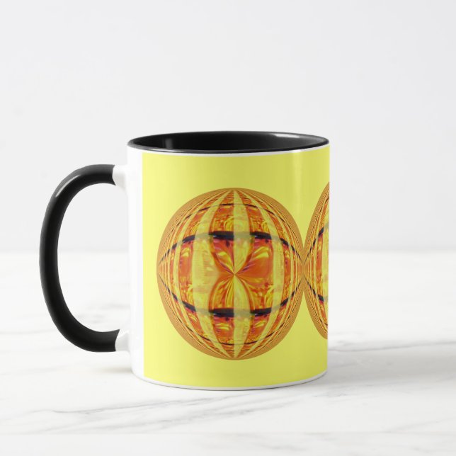 Orb Gold Runde Tasse gelb (Links)