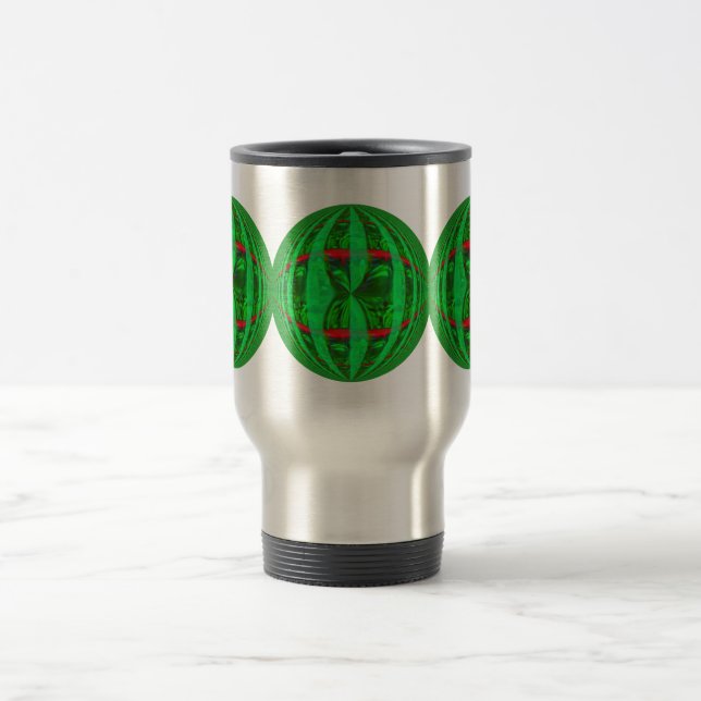 Orb Green Round travel mug Reisebecher (Mittel)