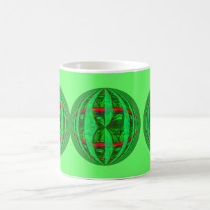 Orb Green Runde Tasse grün