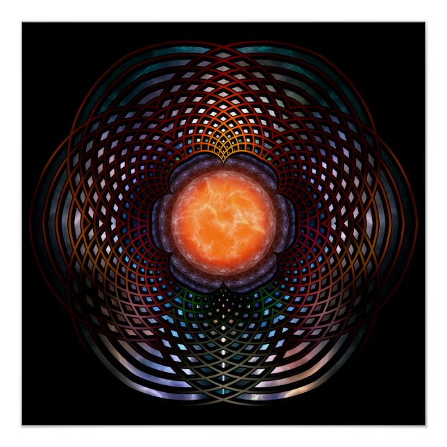 Orb Moon Rings Poster (Vorderseite)