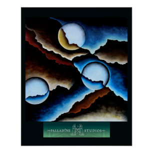 'Orbis Alia' Glossy Poster