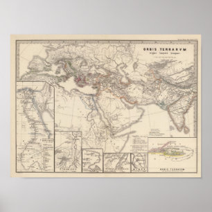 Orbis terrarum regni Assyrii tempori Poster