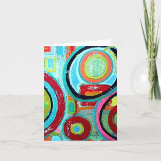 Orbit Blank Note Card Karte (Vorderseite)