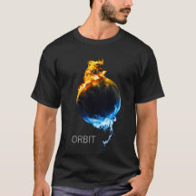"ORBIT" Elementar Feuer & Eis Globus Grafik T-Shir