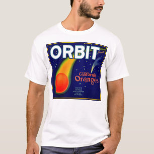 Orbit Orange Fruchtkartett der 1920er Jahre T-Shirt