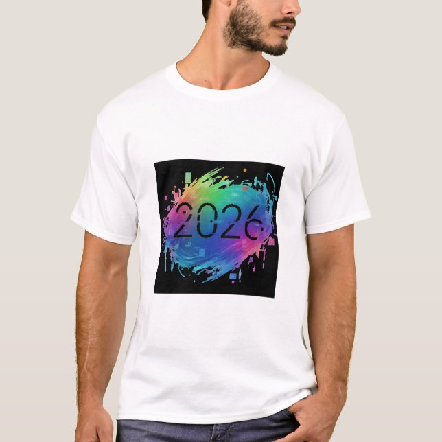  Orbital Dawn: 2026 New Year T-Shirt (Vorderseite)