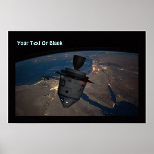 Orbitaler Dreidel Poster