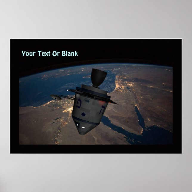 Orbitaler Dreidel Poster (Vorne)