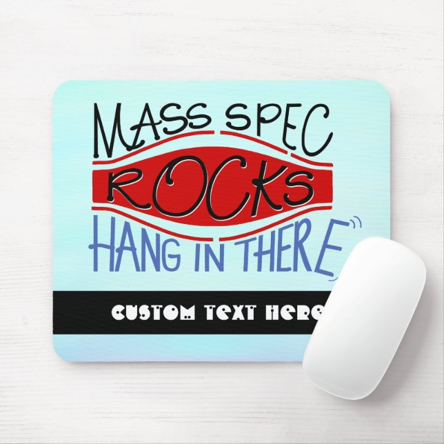 Orbitrap "Mass Spec Rocks", benutzerdefinierter Te Mousepad (Mit Mouse)
