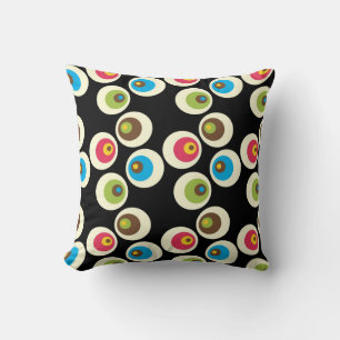Orbs auf Black MOJO Pillow Kissen