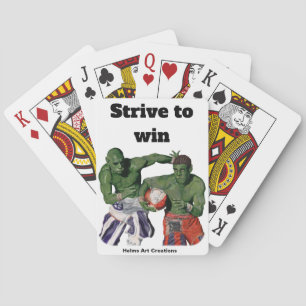 Orc Gladiators Football Fantasy Art Spielkarten
