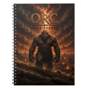 Orc Iron Steppe Dark Cinema Notizblock