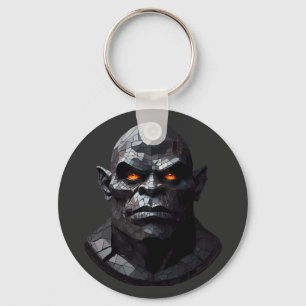 Orc Portrait Schlüsselanhänger
